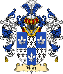 English Family Coat of Arms (v.25) Nutt