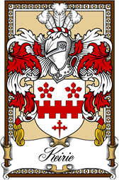Scottish Coat of Arms Bookplate for Keirie