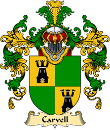 English Family Coat of Arms (v.25) Carvell