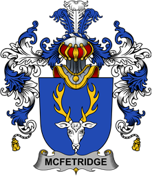 Irish Family Coat of Arms (v.25b) McFetridge
