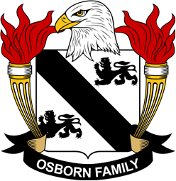 Coat of arms used by the Osborn family in the United States of America