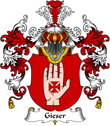 German Wappen Coat of Arms (v.25) Gieser