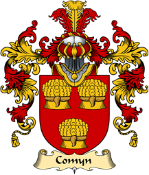 English Family Coat of Arms (v.25) Comyn