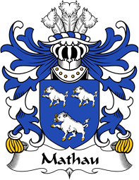 Welsh Coat of Arms for Mathau (or Mathew, GOCH)