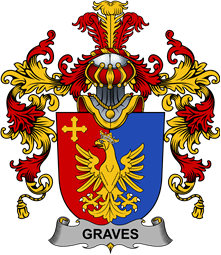 Irish Family Coat of Arms (v.25b) Graves or Greaves