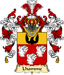 French Family Coat of Arms (v.25) Lhomme (Homme l