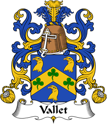 Coat of Arms from France for Vallet (du)