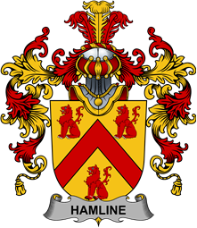 Irish Family Coat of Arms (v.25b) Hamline