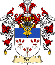 English Family Coat of Arms (v.25) Peel