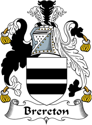 English Coat of Arms for the family Brereton