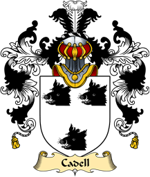 Welsh Family Coat of Arms (v.25) Cadell (King of Powys)