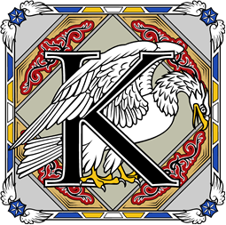 Eagle Alphabet K