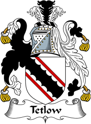 English Coat of Arms for the family Tetlow