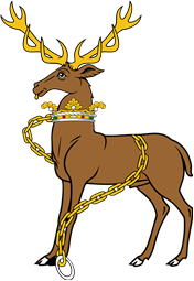 Stag Statant Ducally Gorged Chained