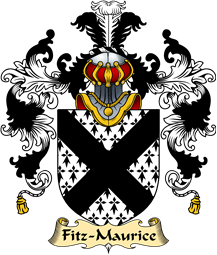 Irish Family Coat of Arms (v.25a) Fitz-Maurice