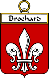 French Coat of Arms Badge for Brochard