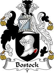 English Coat of Arms for the family Bostock