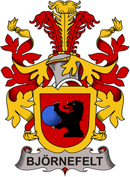 Swedish Coat of Arms for Björnefelt