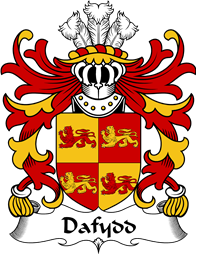 Welsh Coat of Arms for Dafydd (AP LLYWELYN -Lord of Denbighshire)