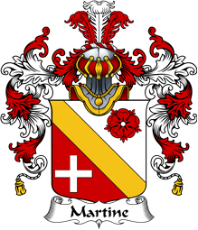 Italian Family Coat of Arms (v.25b) Martine