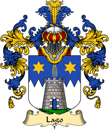Italian Family Coat of Arms (v.25a) Lago