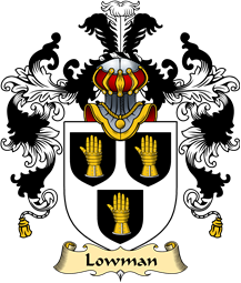 English Family Coat of Arms (v.25) Lowman