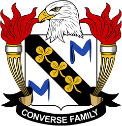 Coat of arms used by the Converse family in the United States of America