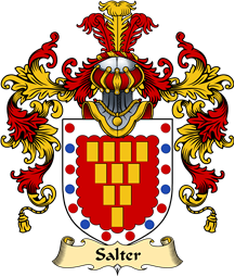 English Family Coat of Arms (v.25) Salter