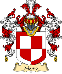 Italian Family Coat of Arms (v.25a) Maino