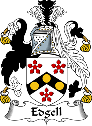 English Coat of Arms for the family Edgell