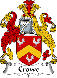 English Coat of Arms for the family Crow (e)
