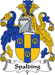 English Coat of Arms for the family Spalding
