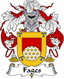 Spanish Coat of Arms for Fages or Faguez