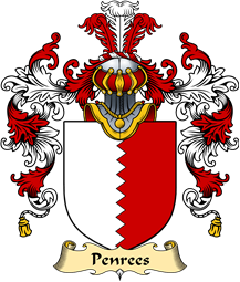 Welsh Family Coat of Arms (v.25) Penrees (or Penrice, of Penrice, Gower)
