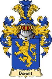 French Family Coat of Arms (v.23) for Benoit