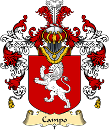 Italian Family Coat of Arms (v.25a) Campo