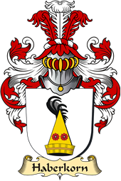 v.23 Coat of Family Arms from Germany for Haberkorn