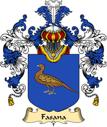 Italian Family Coat of Arms (v.25a) Fasana