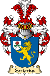 v.23 Coat of Family Arms from Germany for Sartorius