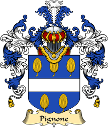 Italian Family Coat of Arms (v.25a) Pignone