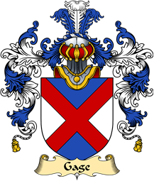 English Family Coat of Arms (v.25) Gage