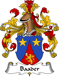 German Wappen Coat of Arms for Baader