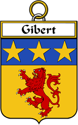 French Coat of Arms Badge for Gibert