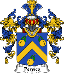 Italian Family Coat of Arms (v.25b) Persico