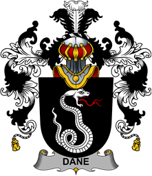 Irish Family Coat of Arms (v.25b) Dane or O