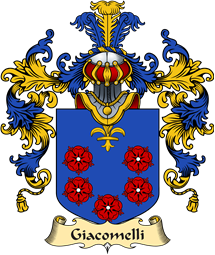 Italian Family Coat of Arms (v.25a) Giacomelli