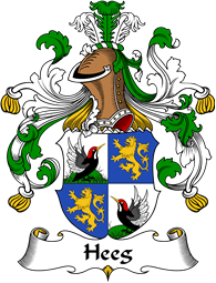 German Wappen Coat of Arms for Heeg