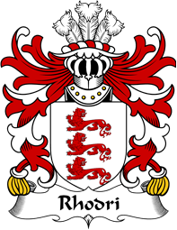 Welsh Coat of Arms for Rhodri (MAWR AP MERFYN FRYCH)
