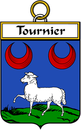 French Coat of Arms Badge for Tournier