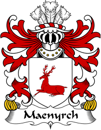 Welsh Coat of Arms for Maenyrch (lord of Brecon)
